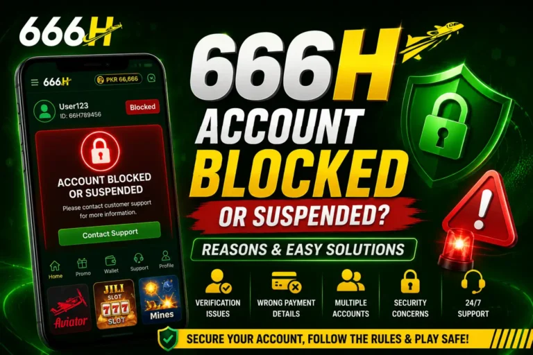 666H Account Blocked or Suspended